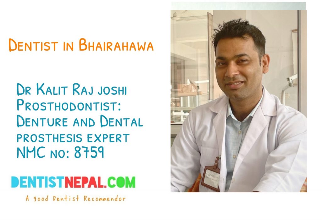 Dr Kalit Raj Joshi Dentist Nepal.
