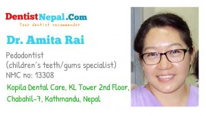 Dental Tree Nepal member Dr Amita Rai