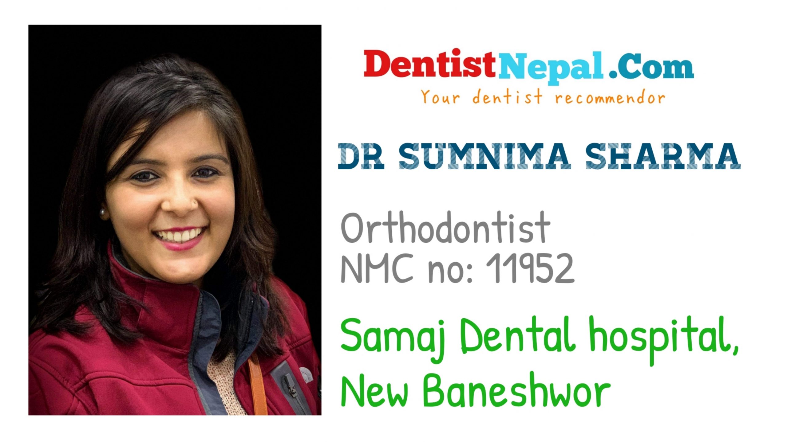 Dr Sumnima Acharya, Dentist Based in Newbaneswar Kathmandu