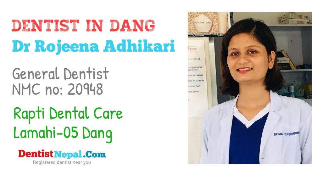 Dr Rojeena Adhikari Dentist in Dang